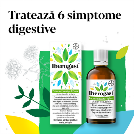 Iberogast picaturi orale, 20 ml, Bayer 511128