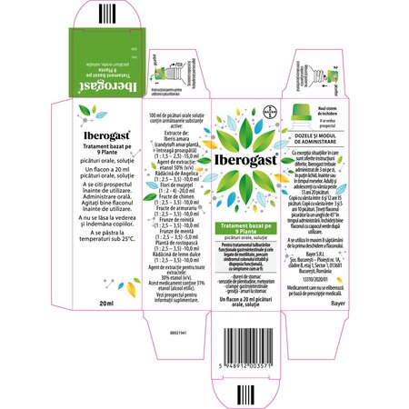 Iberogast picaturi orale, 20 ml, Bayer 701294