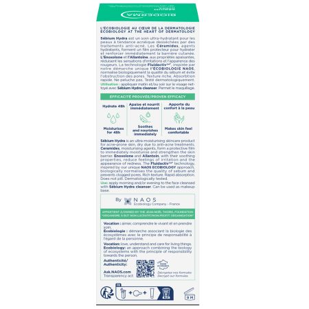 Crema de fata hidratanta Sebium Hydra 25, 40 ml, Bioderma 675281