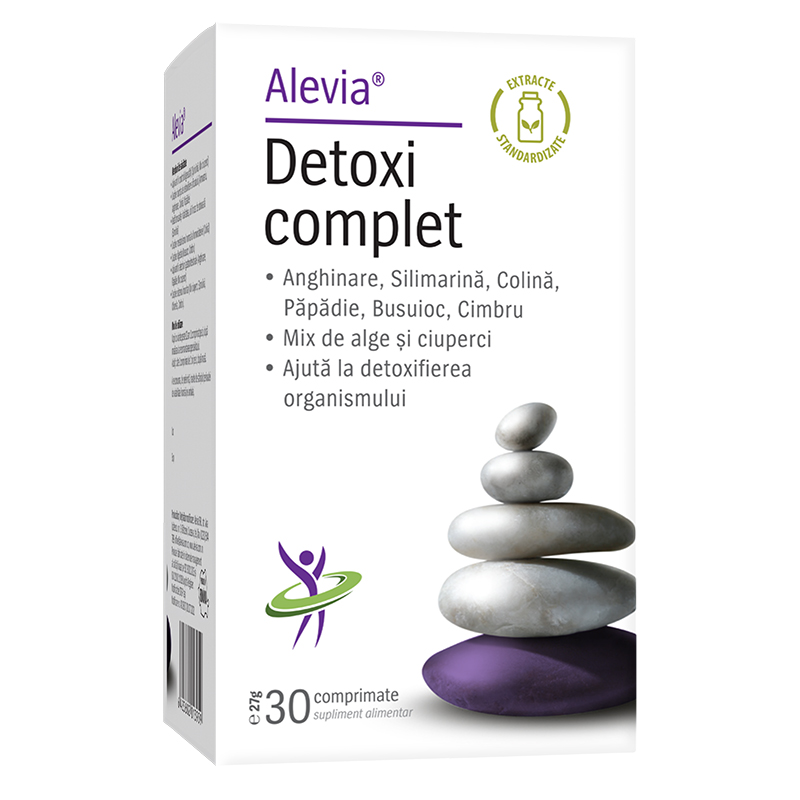 Detoxi Complet, 30 capsule, Alevia