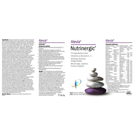 Nutrinergic, 30 capsule vegetale, Alevia 701368