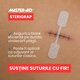 Plasture pentru suturarea ranii Sterigrap Master-Aid, 32 x 8 mm, 10 bucati, Pietrasanta Pharma 743953