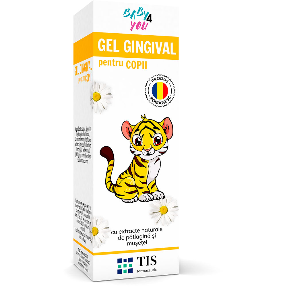 Gel gingival pentru copii Baby 4 You, 15 ml, Tis Farmaceutic