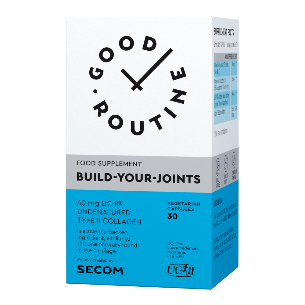 Supliment articulatii Build Your Joints Good Routine, 30 capsule, Secom