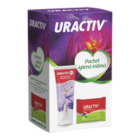 Pachet Uractiv Forte Intimate Wash, 75 ml + Servetele Intimate 20 bucati, Terapia