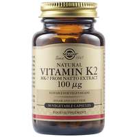 Vitamina K2 100 ug, 50 capsule vegetale, Solgar