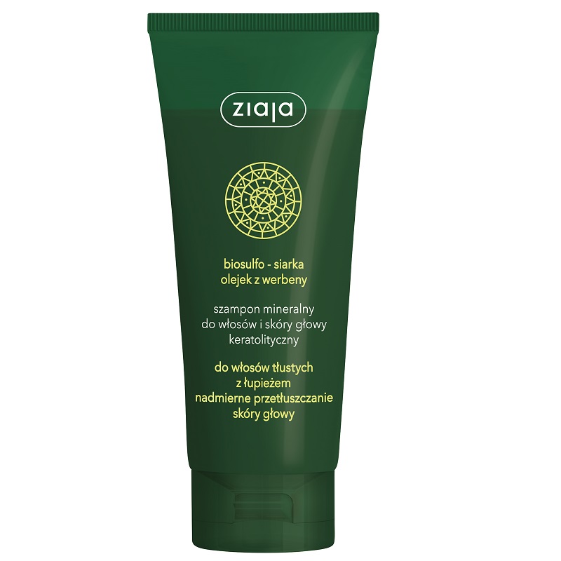 Sampon Bio cu sulf pentru par gras, 200 ml, Ziaja