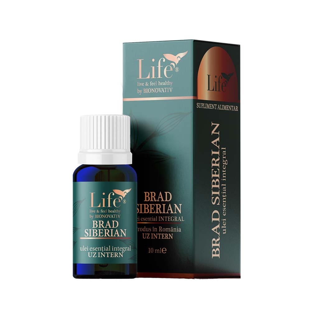 Ulei esential integral de brad siberian, 10 ml, Bionovativ 