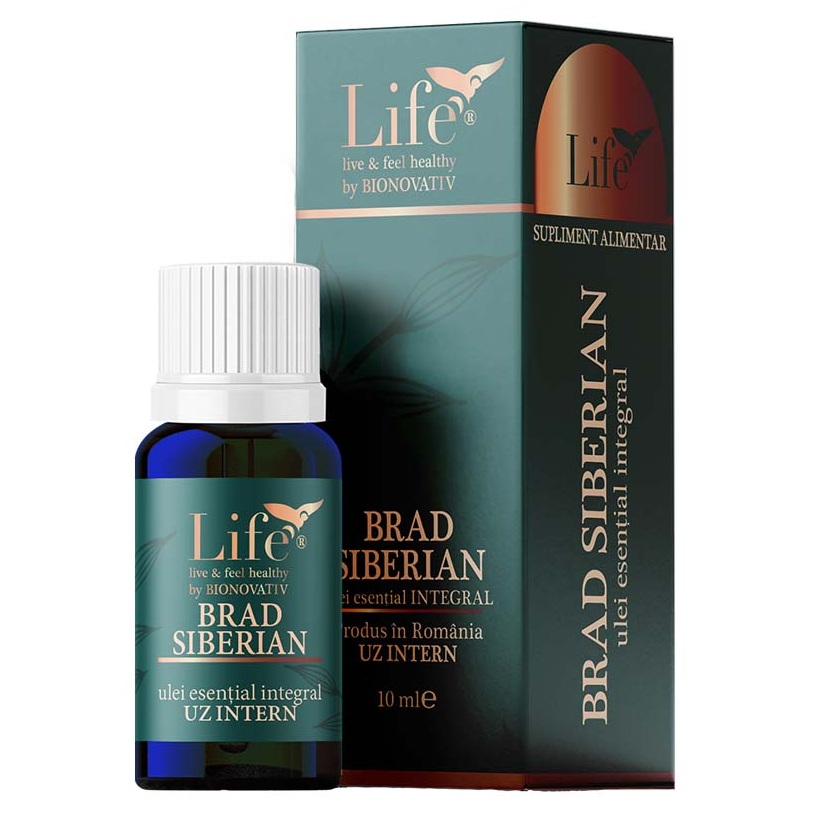 Ulei esential integral de Brad Siberian Life, 10 ml, Bionovativ