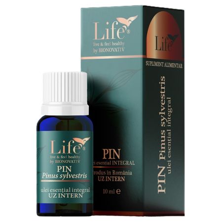 Ulei esential integral de pin Life, 10 ml, Bionovativ