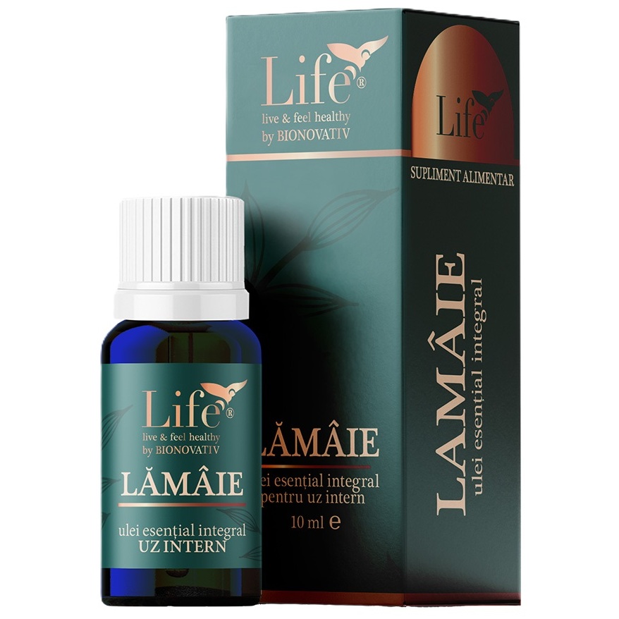 Ulei esential integral de lamaie Life, 10 ml, Bionovativ