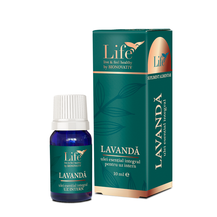 Ulei esential de lavanda, 10 ml, Bionovativ 