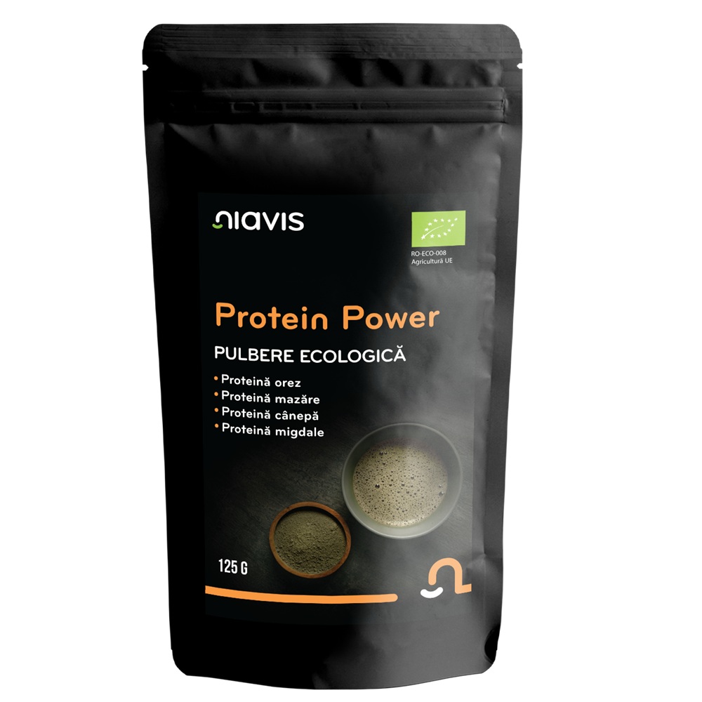 Pulbere proteica Bio, 125 g, Niavis