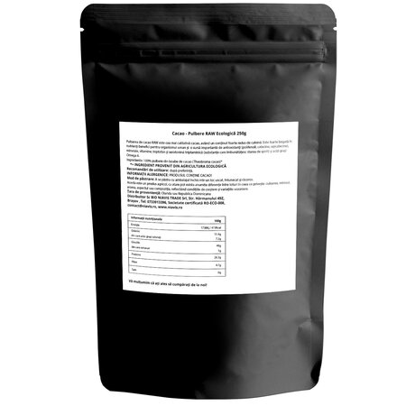 Pulbere de cacao Bio, 250 g, Niavis 601509