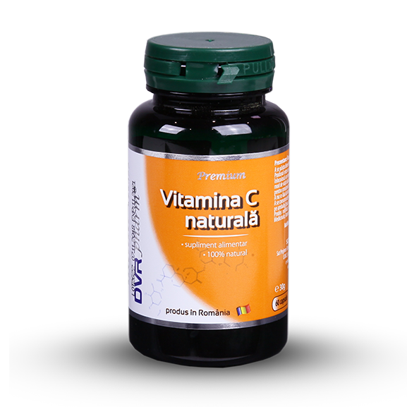 Vitamina C naturala, 60 capsule, Dvr Pharm