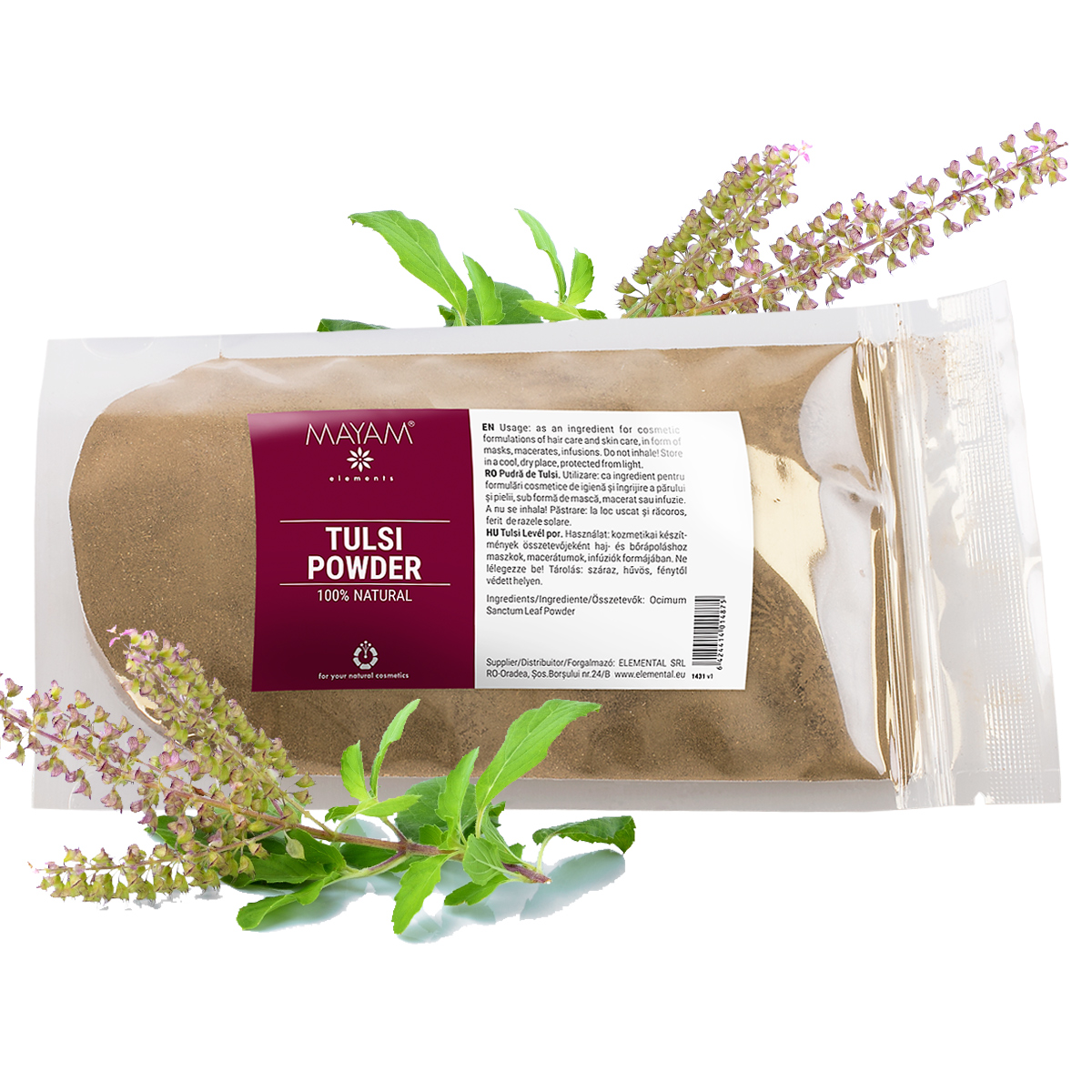 Pudra de Tulsi, M-1431, 100 g, Mayam