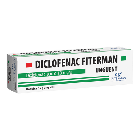 Diclofenac unguent, 10 mg/g, 35 g, Fiterman