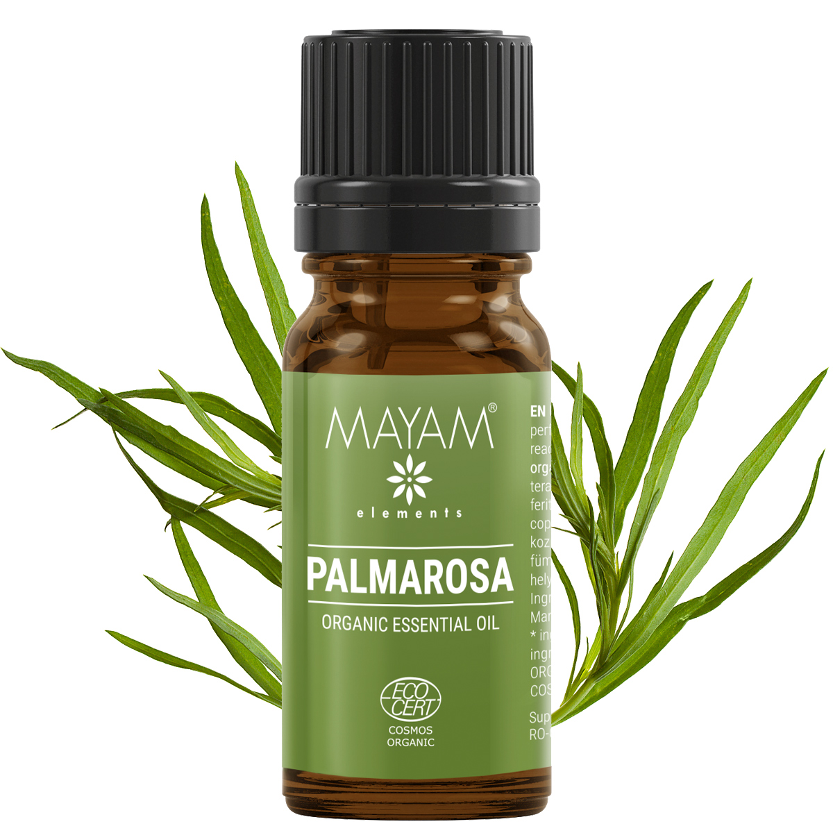 Ulei esential de Palmarosa, M-1038, 10 ml, Mayam