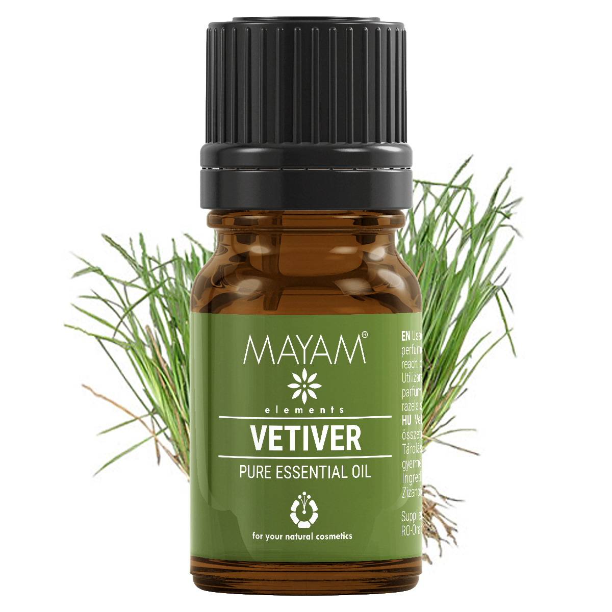 Ulei esential de Vetiver M-1041, 5 gr, Mayam 