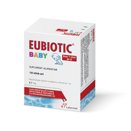 Eubiotic Baby, 10 stickuri, Labormed 617290