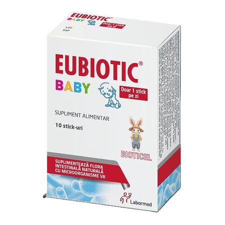 Eubiotic Baby, 10 stickuri, Labormed 751604