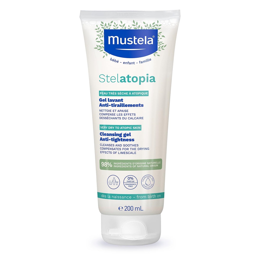 Gel de curatare pentru piele uscata si atopica Stelatopia, 200 ml, Mustela