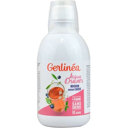 Apa drenaj cu aroma de coacaze Acqua Drainer, 500 ml, Gerlinea