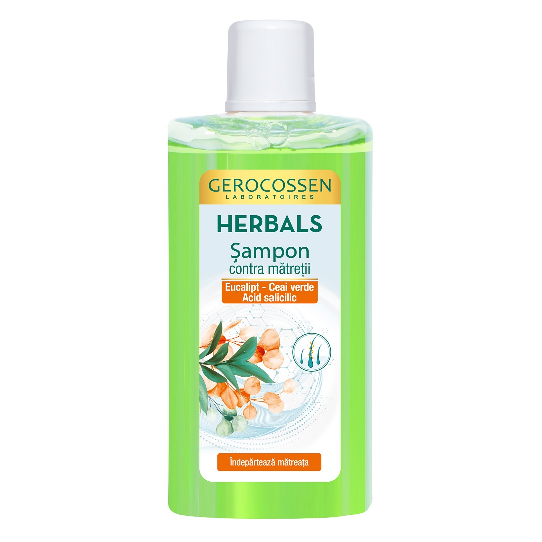 Sampon impotriva matretii Herbals, 300 ml, Gerocossen