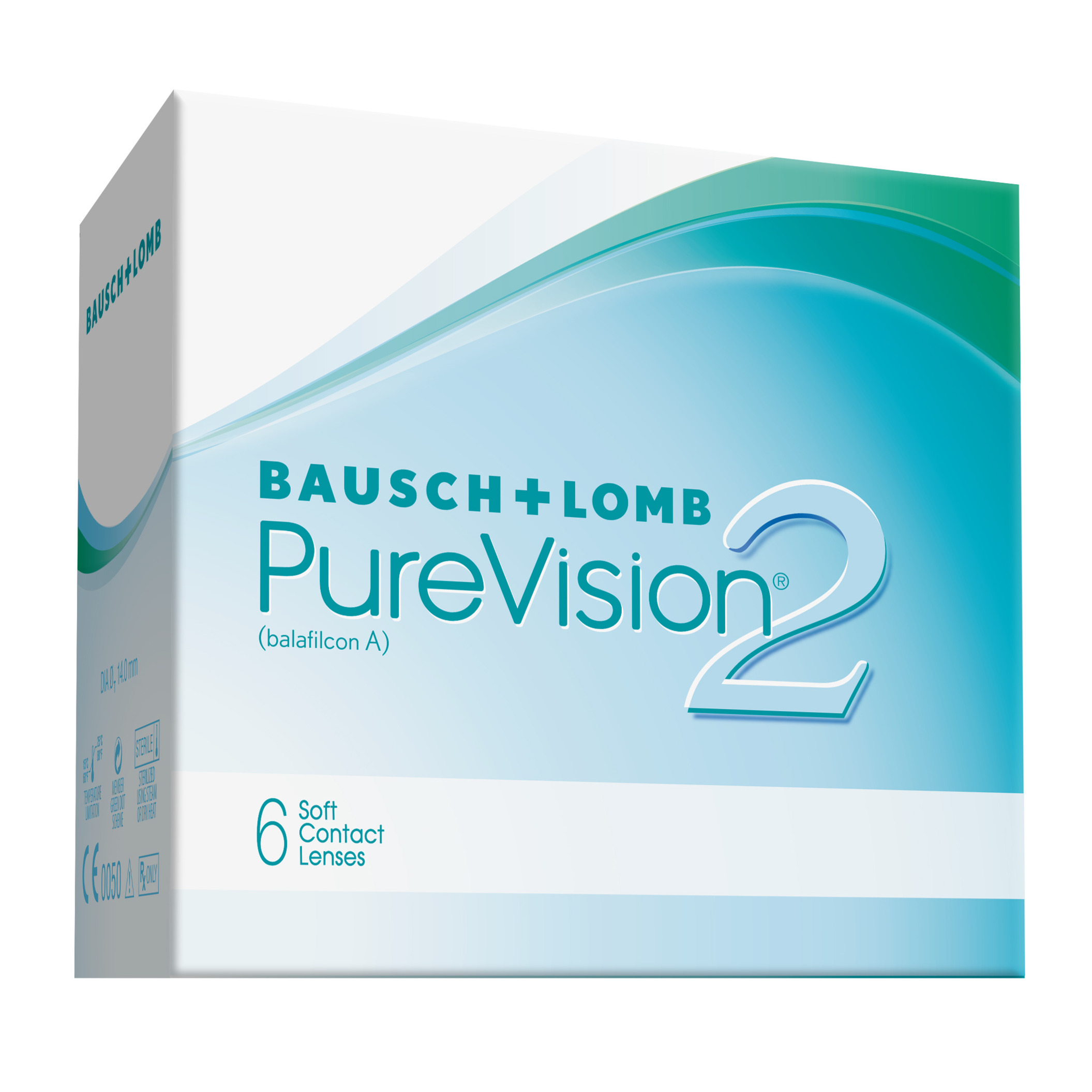 Lentile de contact -5.25 PureVision 2HD, 6 bucati, Bausch Lomb