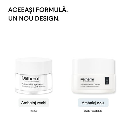 Crema antirid pentru ochi, 15 ml, Ivatherm 740013