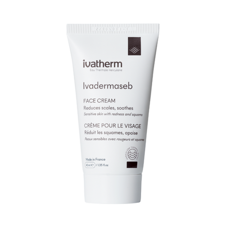 Crema pentru piele cu roseata si scuame Ivadermaseb, 40 ml, Ivatherm