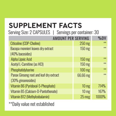 Train Your Brain Good Routine, 60 capsule, Secom 711726