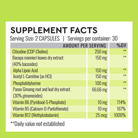 Train Your Brain Good Routine, 60 capsule, Secom 711726