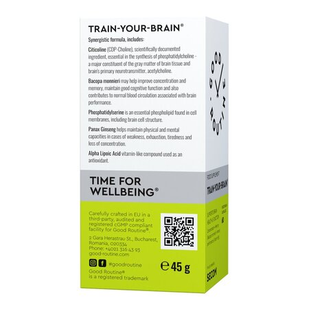 Train Your Brain Good Routine, 60 capsule, Secom 711721