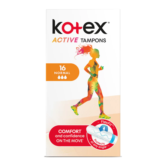 Tampoane Normal Active, 16 bucati, Kotex