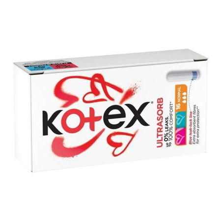 Tampoane Normal UltraSorb, 16 bucati, Kotex