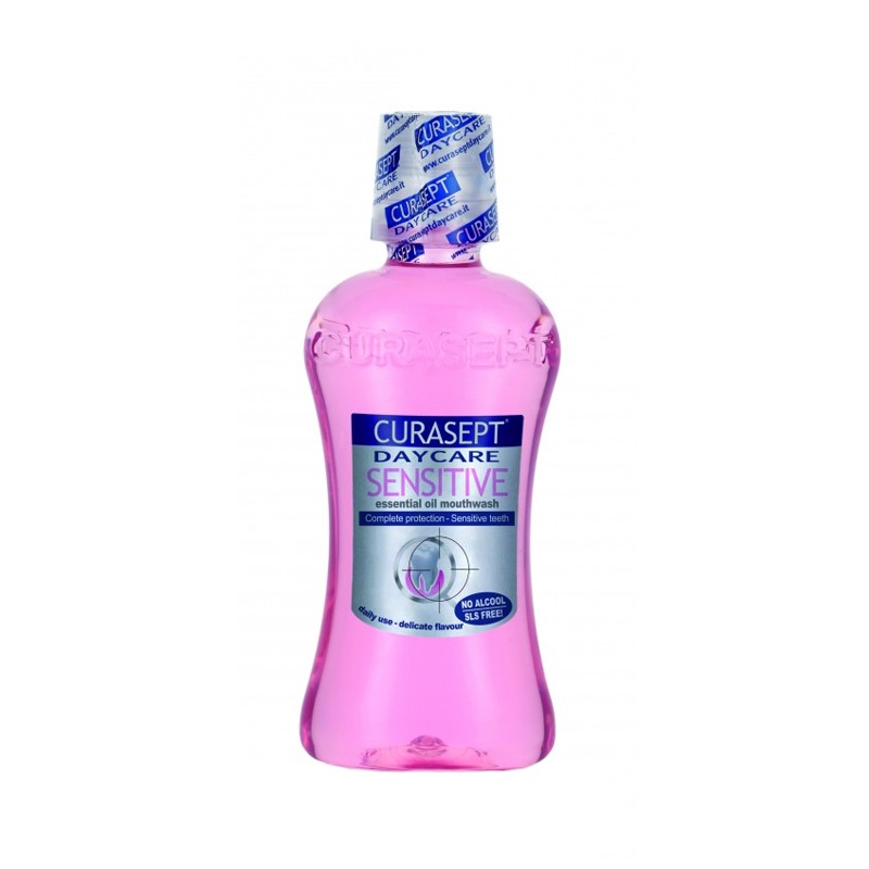 Apa de gura cu uleiuri esentiale Daycare Sensitive, 500 ml, Curasept