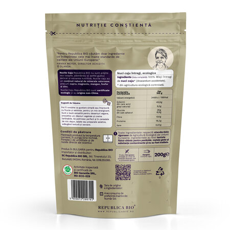 Caju bio, 200 g, Republica Bio 702037