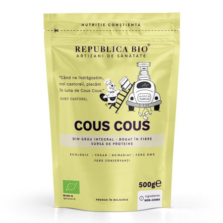 Cous Cous Bio din grau integral, 500 g, Republica Bio