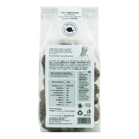 Curmale eco fara samburi, 250 g, Republica Bio 610187