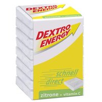 Tablete dextroza Cuburi Lamaie + Vitamina C, 46 g, Dextro Energy