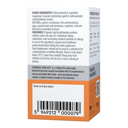 Probiotic si prebiotic Synergize Your Gut Good Routine, 30 capsule, Secom 711674
