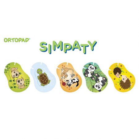 Ocluzor copii ORTOPAD Simpaty Master-Aid, Mediu 76x54 mm, 50 buc, Pietrasanta Pharma 513153