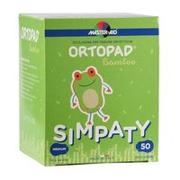 Ocluzor pentru copii Mediu Simpaty Ortopad Master Aid, 76x54 mm, 50 bucati, Pietrasanta Pharma