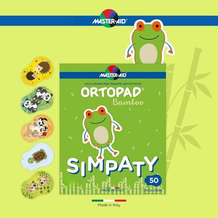 Ocluzor pentru copii Regular Simpaty Ortopad, 85x59 mm, 50 bucati, Pietrasanta Pharma 669240