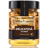 Delicatesa cu nuca Albina Carpatina, 360 g, Apicola