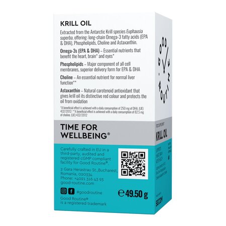 Krill Oil Good Routine, 60 capsule, Secom 711583