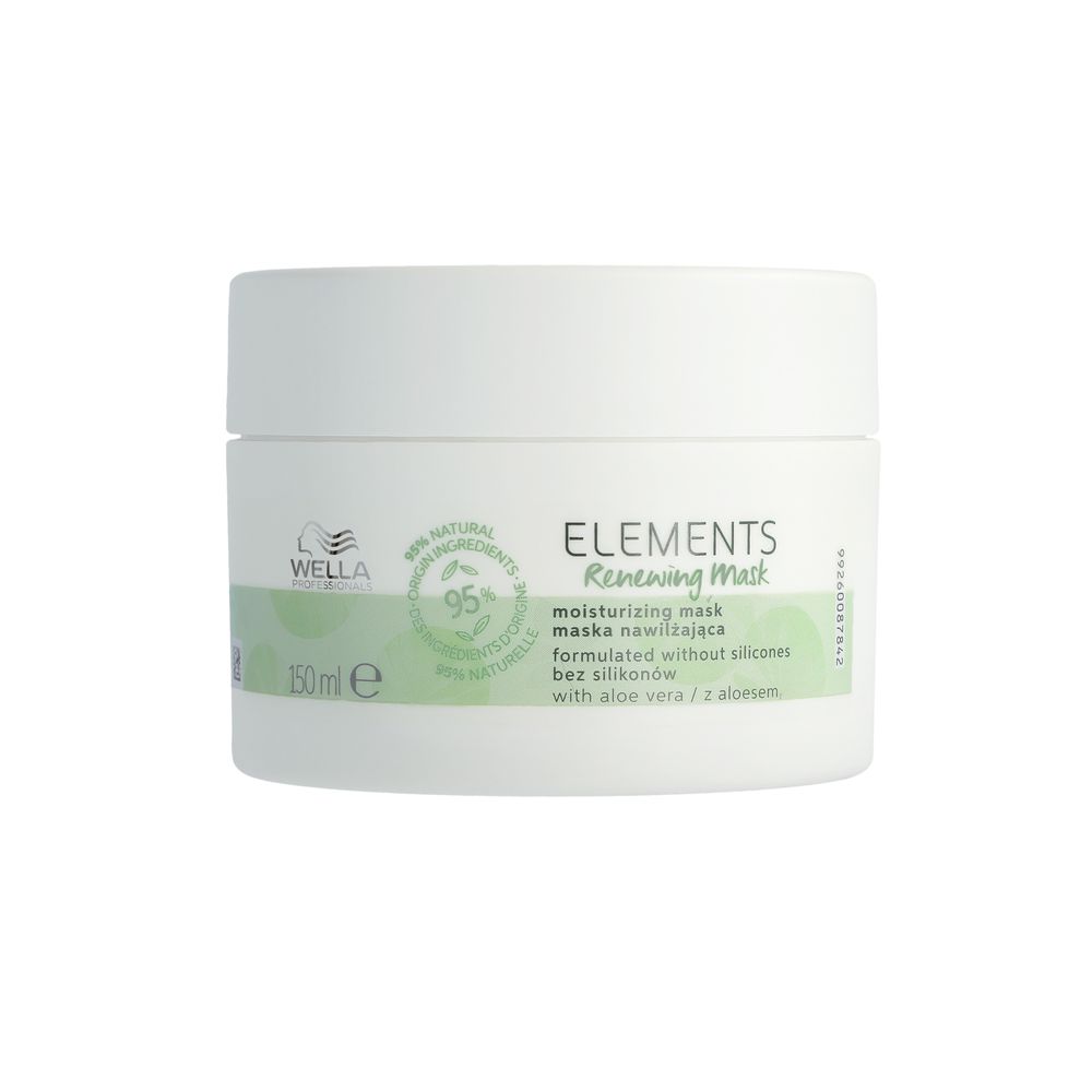 Masca de par vegana pentru toate tipurile de par Elements Renewing, 150 ml, Wella Professionals