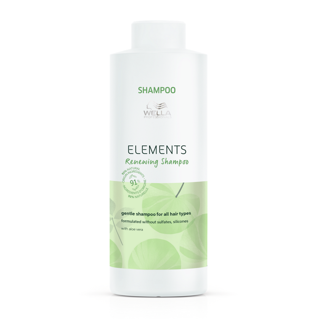 Sampon delicat pentru toate tipurile de par Elements Renew, 1000 ml, Wella Professionals