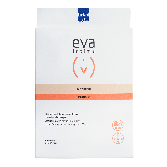 Plasture termic pentru ameliorarea durerilor menstruale Eva Intima Menofix, 1 bucata, Intermed